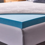 Novaform ComfortLuxe Plus Gel Memory Foam 3-inch Mattress Topper