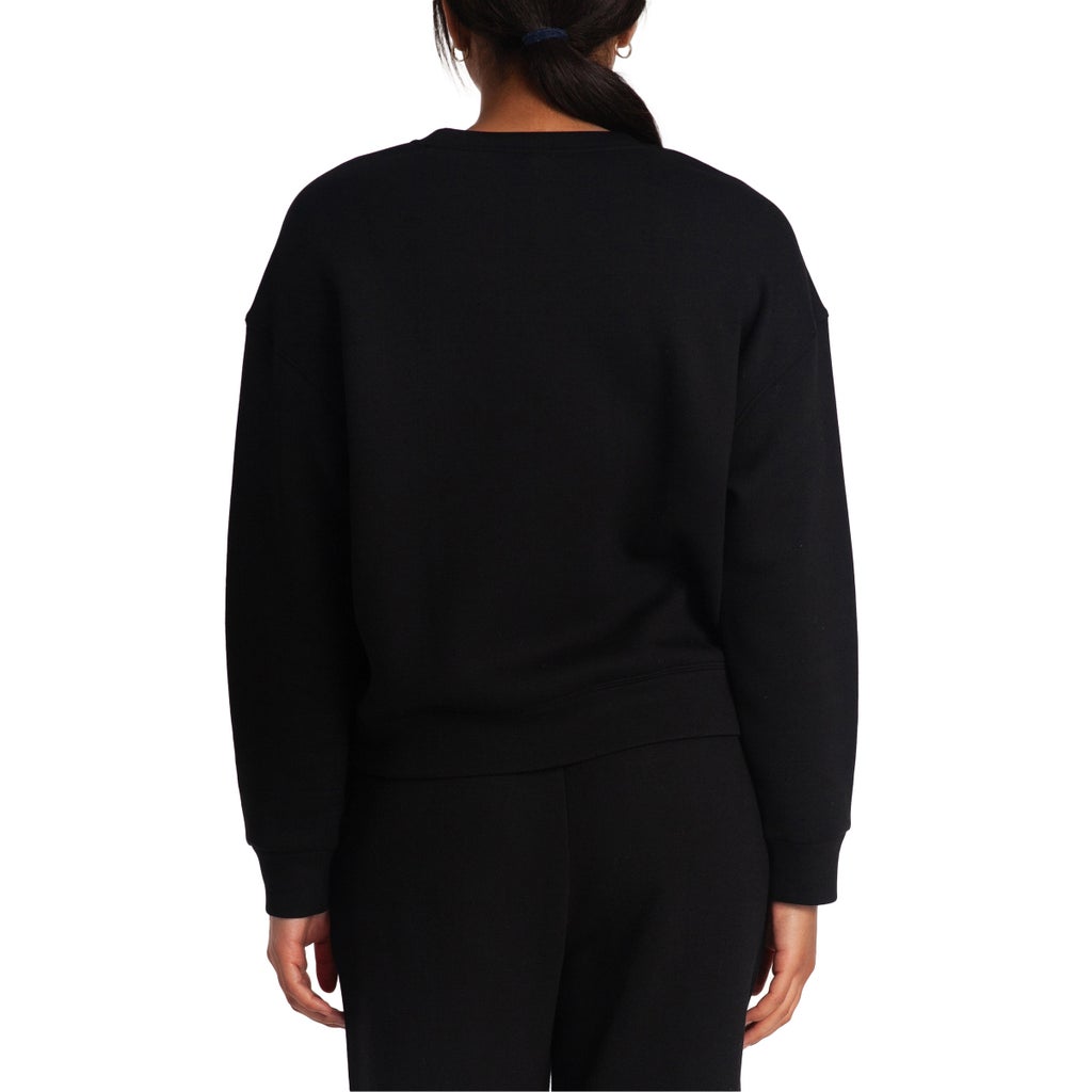 LAZYPANTS Women’s Double Knit Fleece Crewneck Sweatshirt
