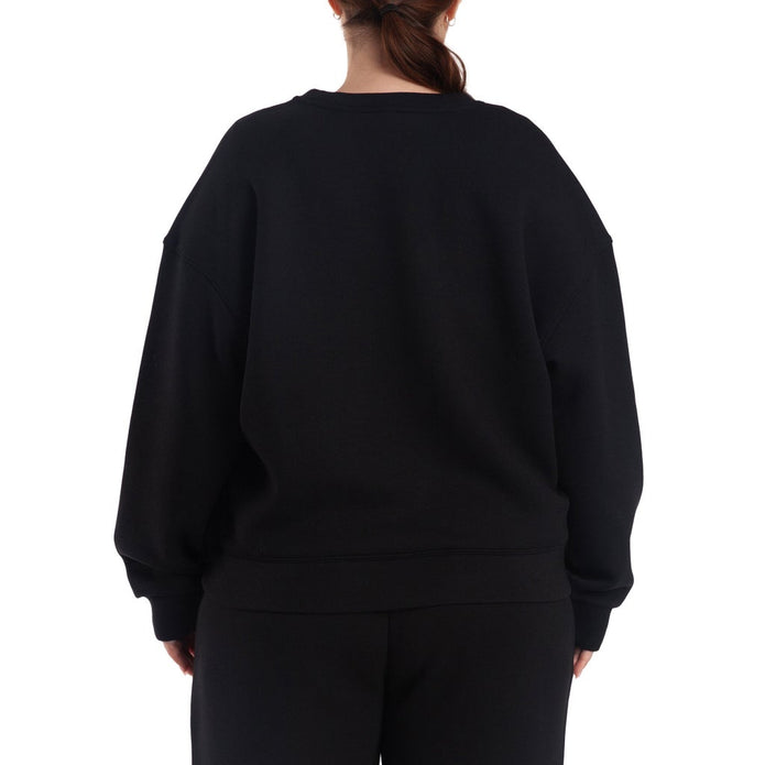 LAZYPANTS Women’s Double Knit Fleece Crewneck Sweatshirt