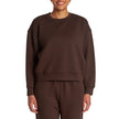 LAZYPANTS Women’s Double Knit Fleece Crewneck Sweatshirt