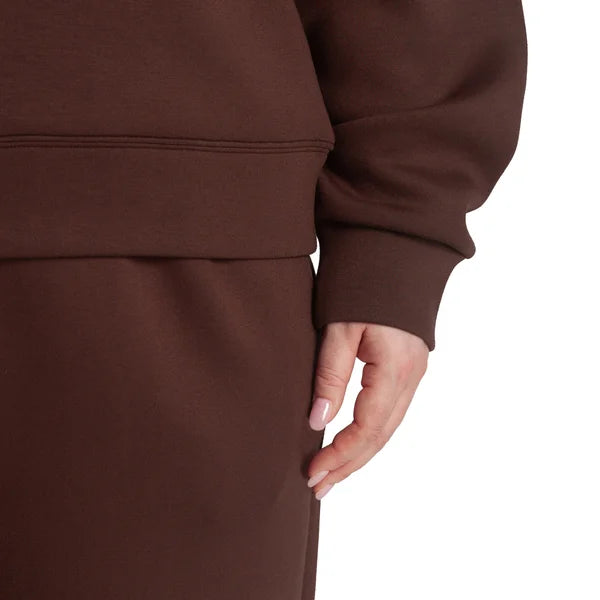 LAZYPANTS Women’s Double Knit Fleece Crewneck Sweatshirt