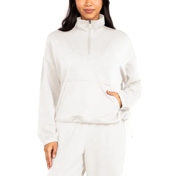 Spyder Women's Ribbed Quarter Zip Pullover
