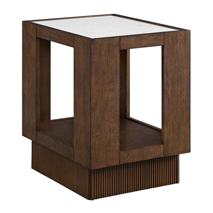Side Table with Engineered Stone Top