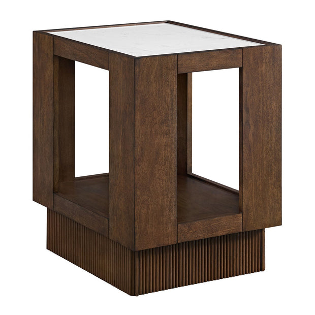 Side Table with Engineered Stone Top