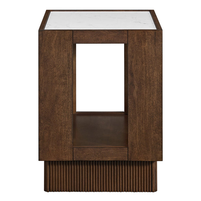 Side Table with Engineered Stone Top