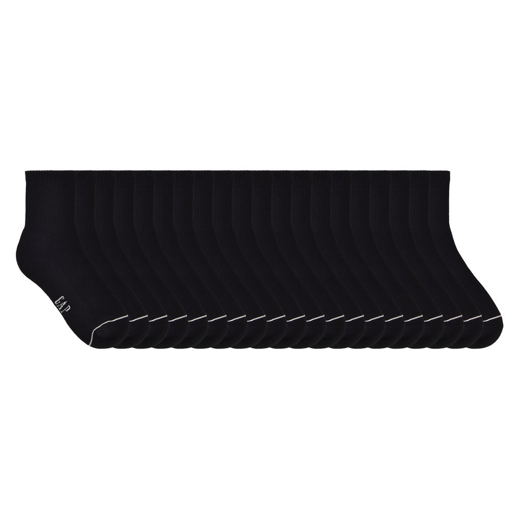 GAP Women's Shortie Crew Socks, 10-pair