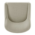 Aiden & Ivy Fabric Dining Chair with Castors