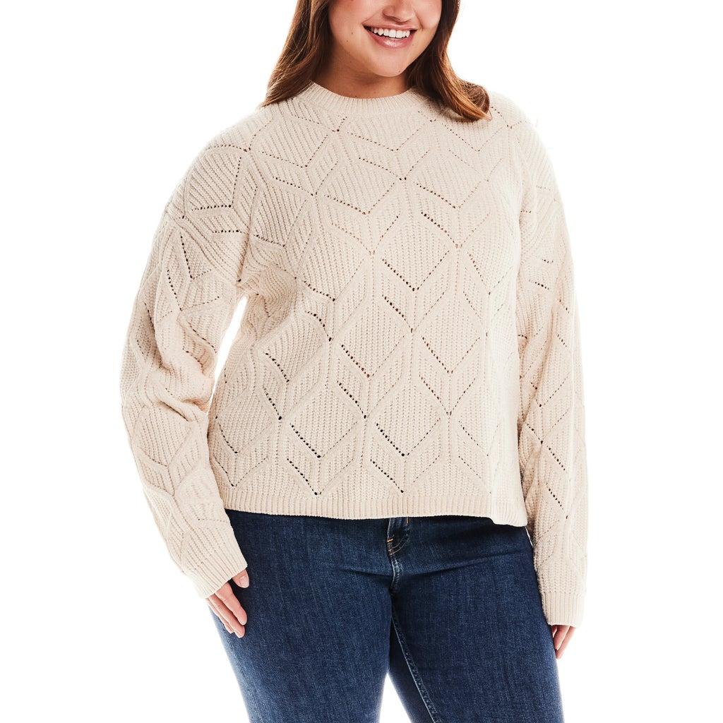 Weatherproof Vintage Women's Chenille Crewneck Sweater
