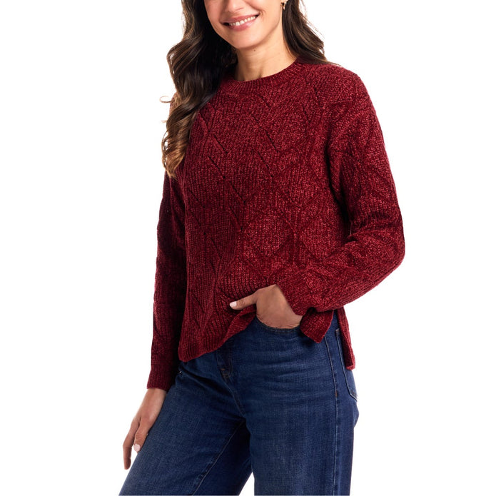 Weatherproof Vintage Women's Chenille Crewneck Sweater