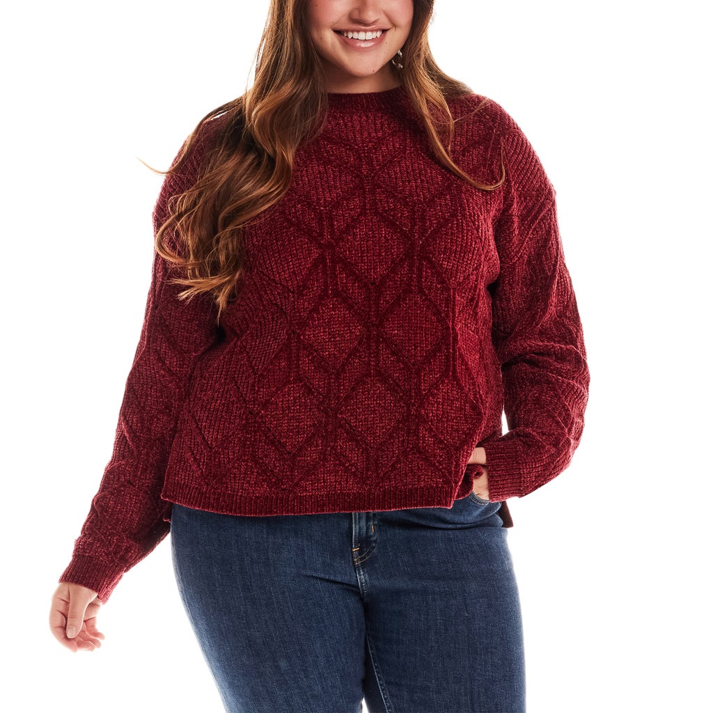 Weatherproof Vintage Women's Chenille Crewneck Sweater