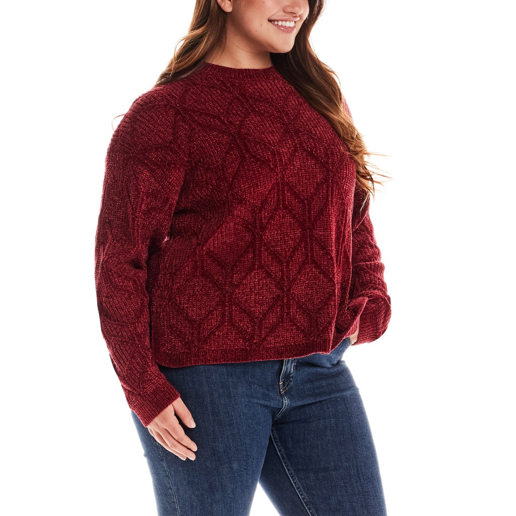 Weatherproof Vintage Women's Chenille Crewneck Sweater