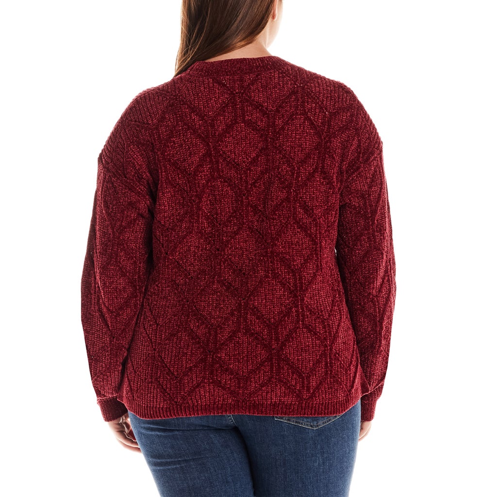 Weatherproof Vintage Women's Chenille Crewneck Sweater