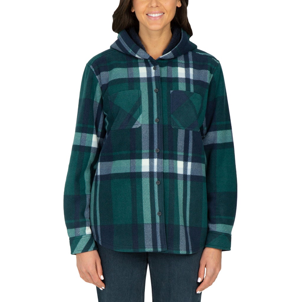 Realtree Women’s Bonded Fleece Hooded Jacket - Green