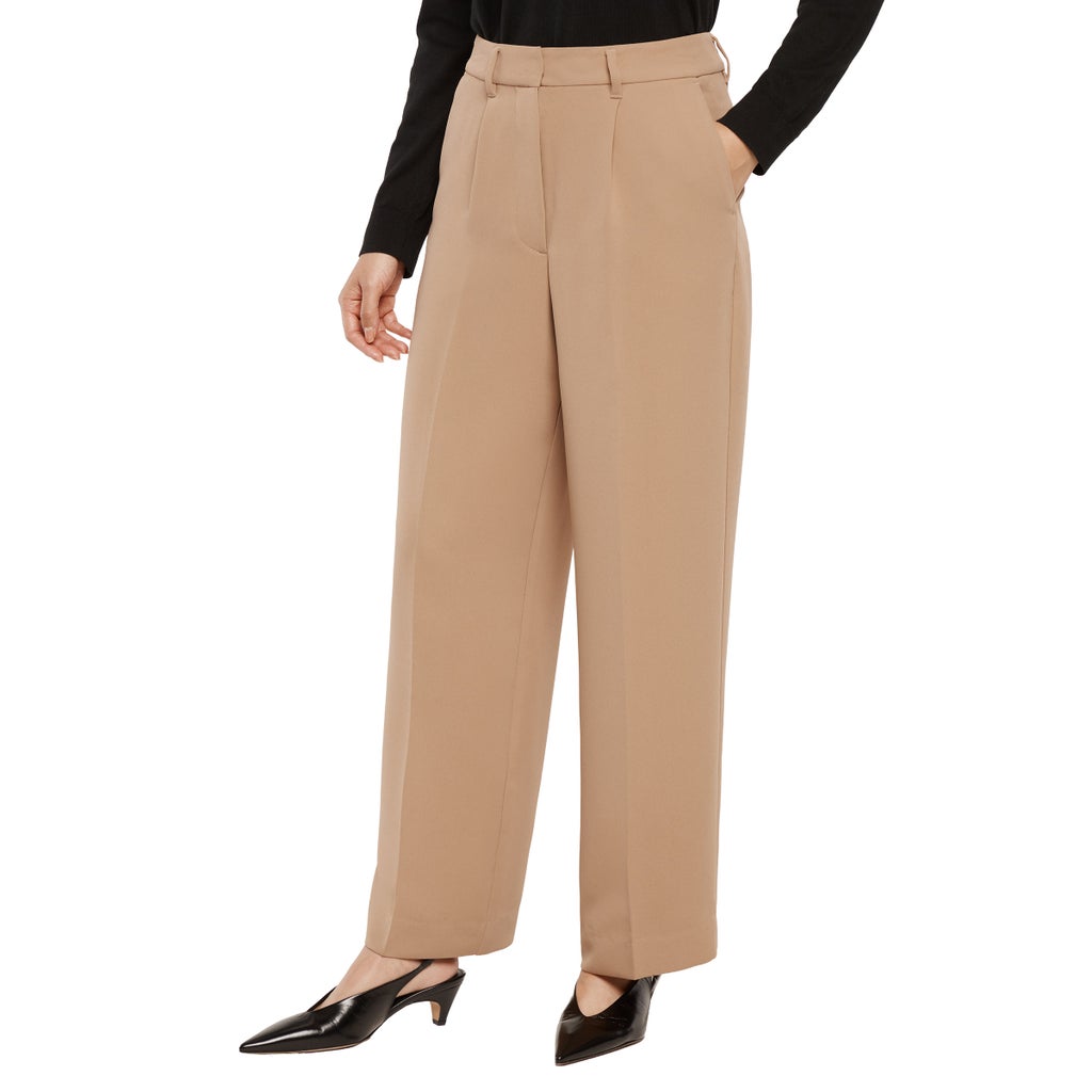 Banana Republic Women's Wide Leg Dress Pant - Tan