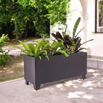 Grapevine Arden Commercial Grade Rectangular Aluminum Outdoor Planter, 32 in.