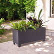 Grapevine Arden Commercial Grade Rectangular Aluminum Outdoor Planter, 32 in.
