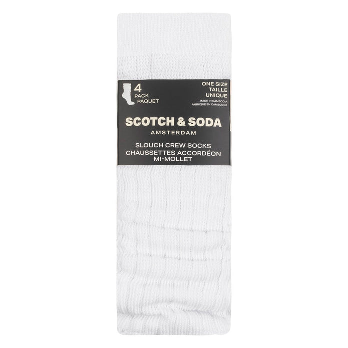 Scotch & Soda Womens Slouch Socks, 4-pair