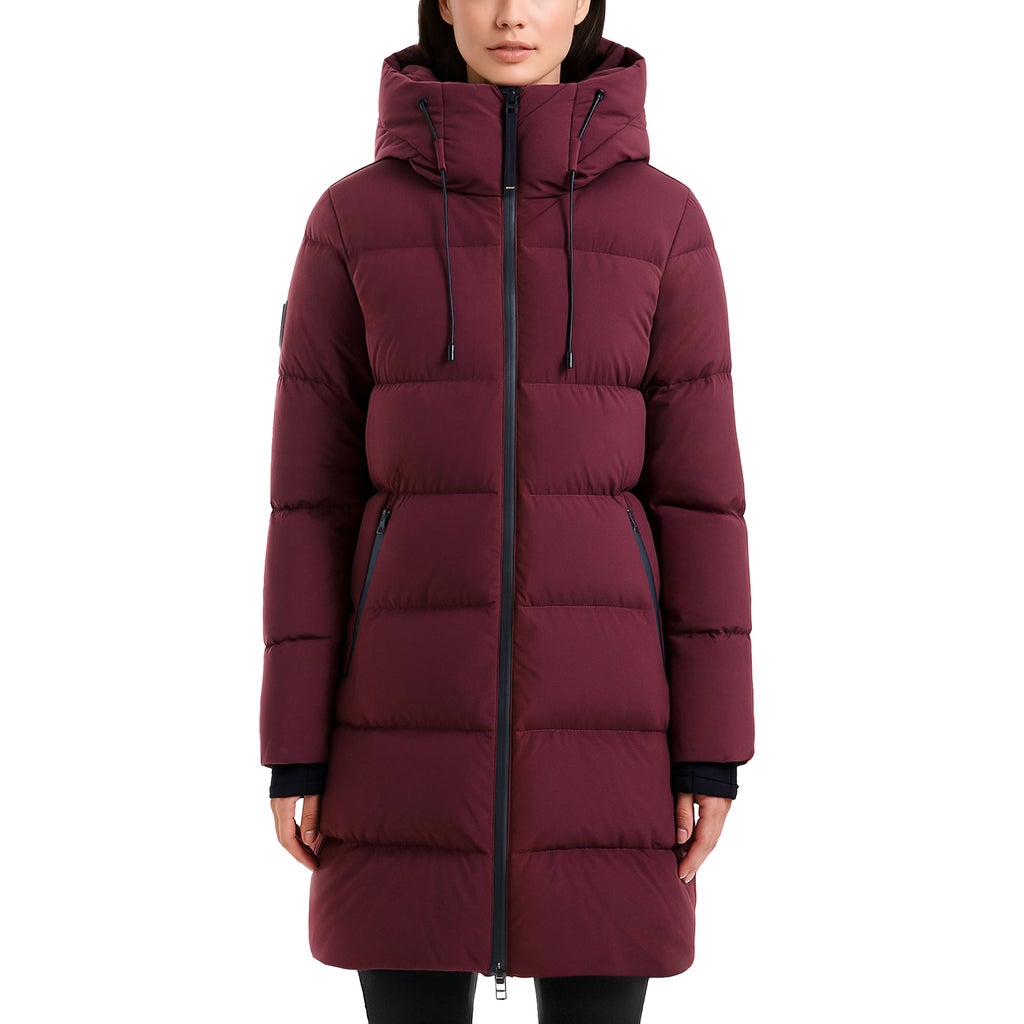Atelier Noir Women's Liliana Puffer Coat - Dark Red