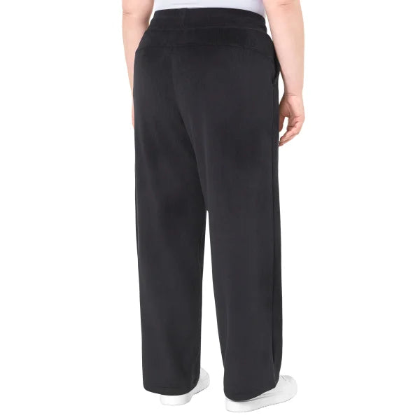 Mondetta Women's Corduroy Textured Wide-Leg Pant