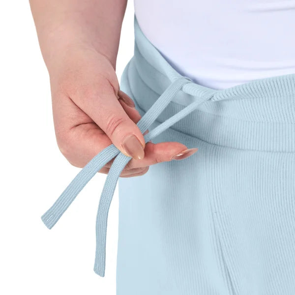 Mondetta Women's Corduroy Textured Wide-Leg Pant