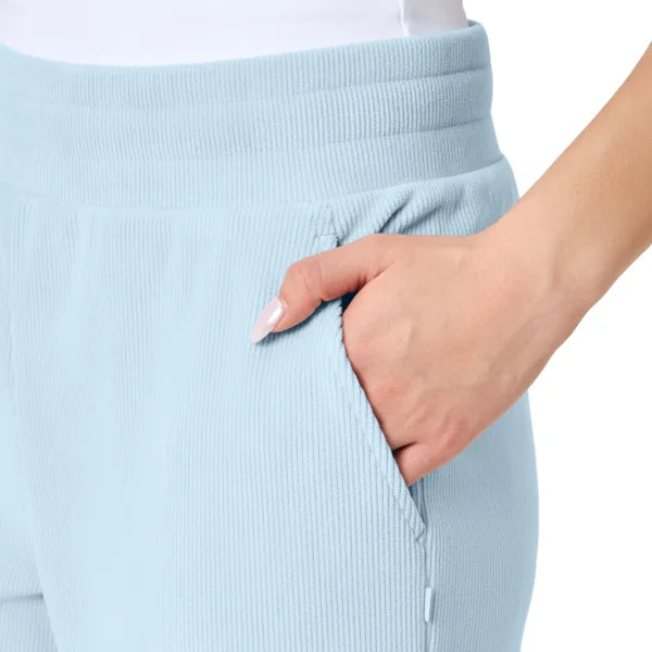 Mondetta Women's Corduroy Textured Wide-Leg Pant