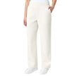 Mondetta Women's Corduroy Textured Wide-Leg Pant - White