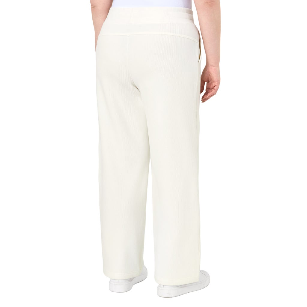 Mondetta Women's Corduroy Textured Wide-Leg Pant