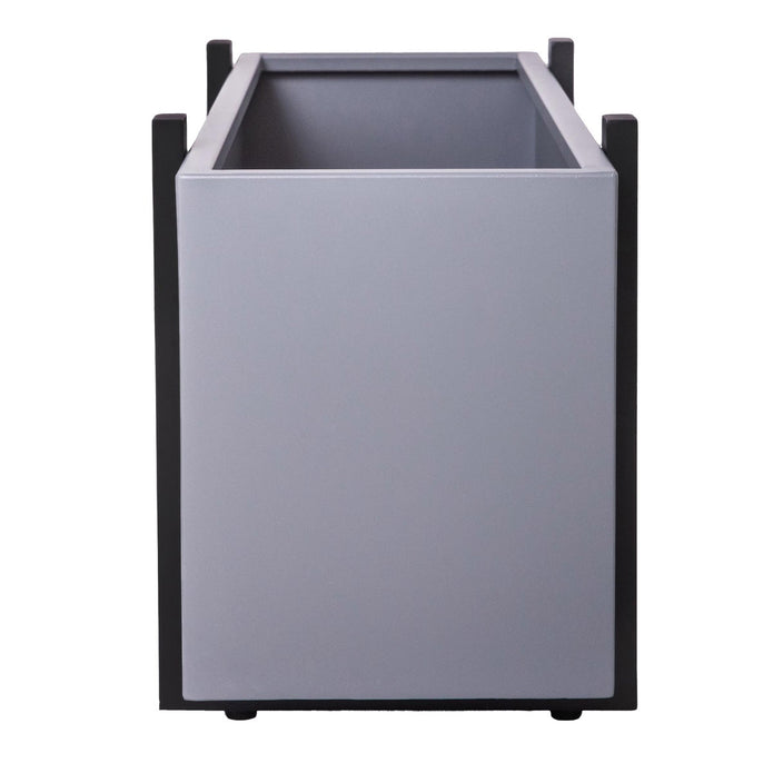 Grapevine Stello Commercial Grade Rectangular Aluminum Outdoor Planter, 32 in.