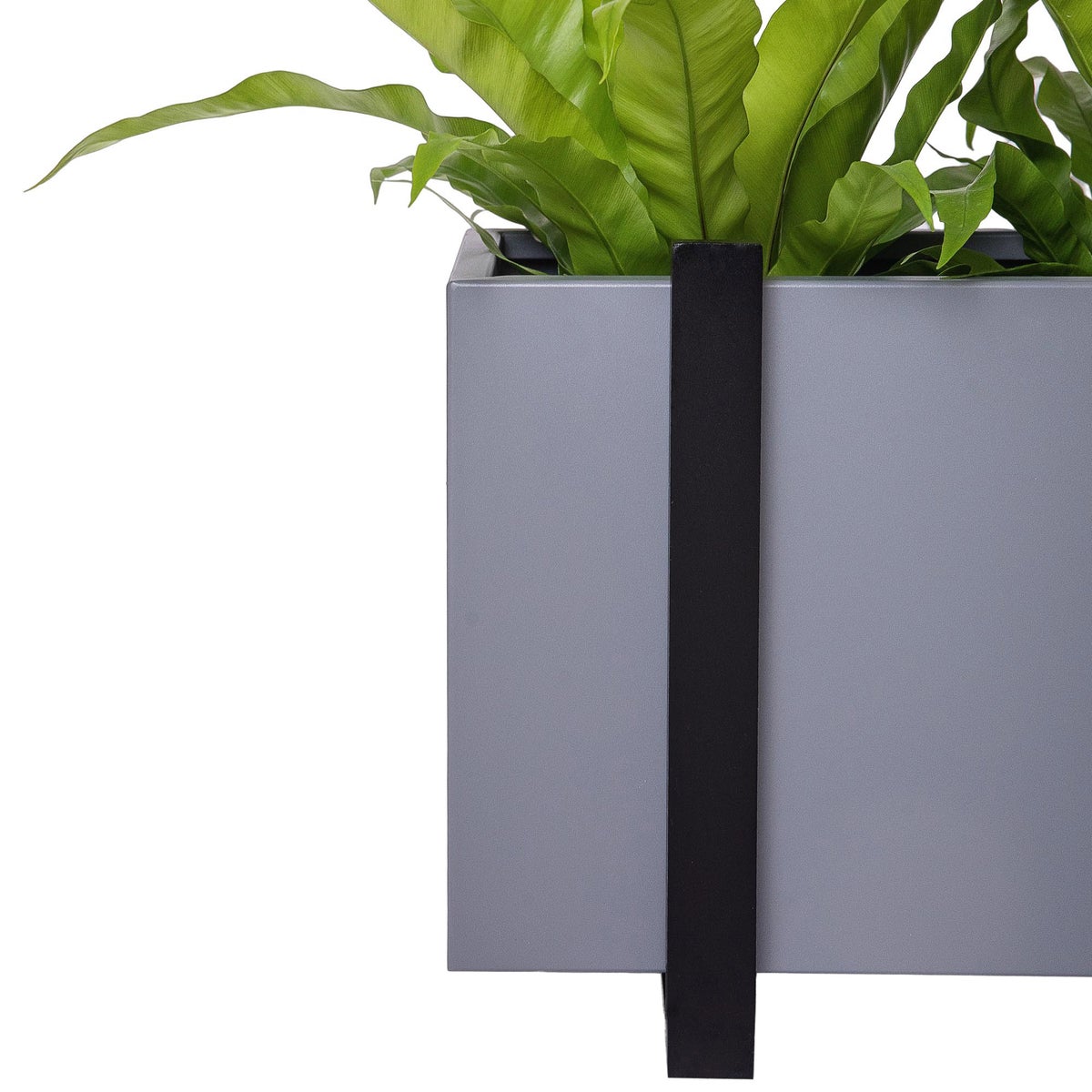 Grapevine Stello Commercial Grade Rectangular Aluminum Outdoor Planter, 32 in.