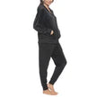 Black Bow Women's Velour Lounge Set, 2 Piece