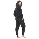 Black Bow Women's Velour Lounge Set, 2 Piece