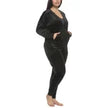 Black Bow Women's Velour Lounge Set, 2 Piece