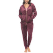 Black Bow Women's Velour Lounge Set, 2 Piece