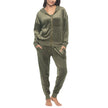 Black Bow Women's Velour Lounge Set, 2 Piece