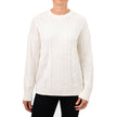 Kersh Women’s Merino Wool Blend Sweater - Cream