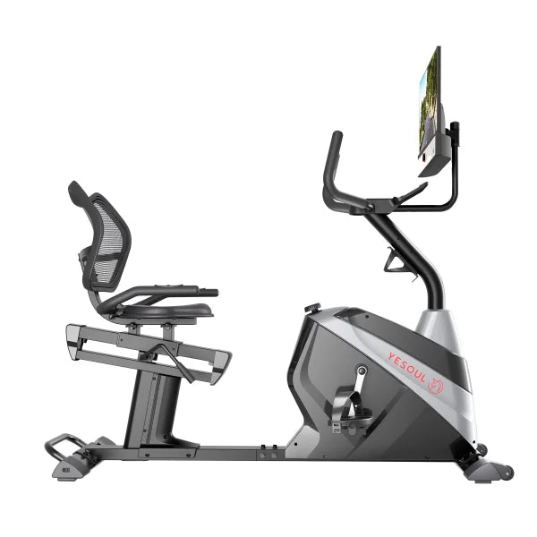 Yesoul J1 PLUS-T Recumbent Bike with 21.5 in. FHD Screen