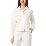 Mondetta Women's Cropped Corduroy Texture Shirt