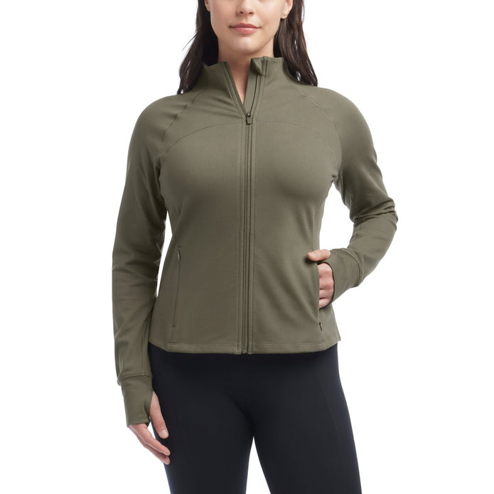 Danskin Women's Full Zip Yoga Jacket - Green