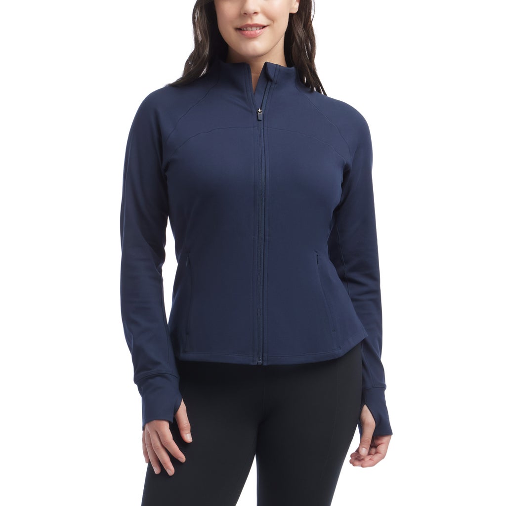 Danskin Women's Full Zip Yoga Jacket - Navy
