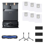 Ecovacs X8 PRO OMNI CARE Robot Vacuum and Instant Self-Washing Roller Mop Bundle