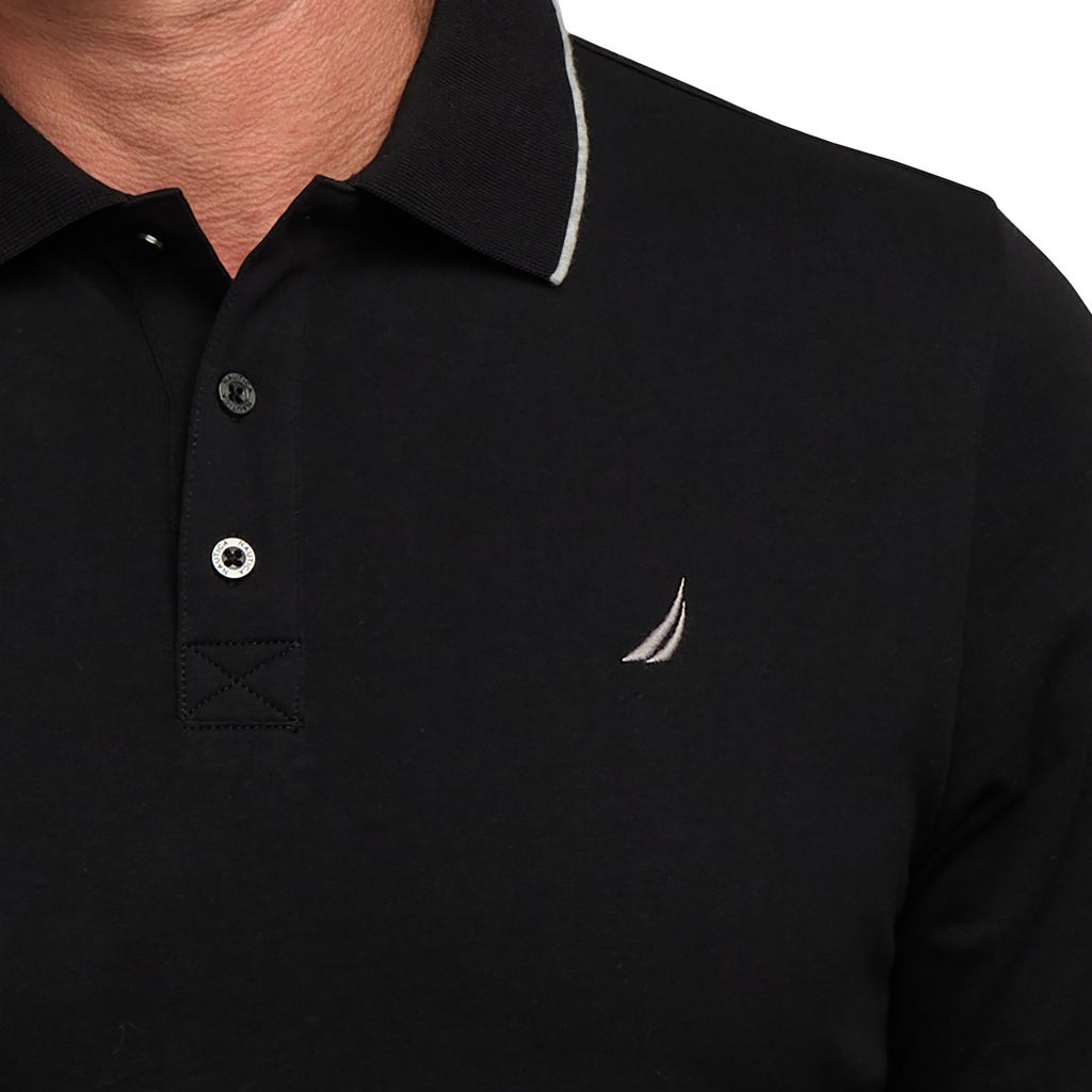 Nautica Men's Jersey Short Sleeve Polo