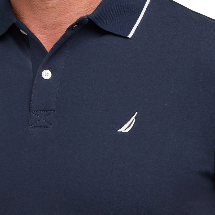 Nautica Men's Jersey Short Sleeve Polo