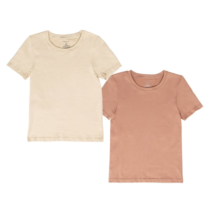 Tahari Women’s Smooth Seamless T-shirt, 2-pack