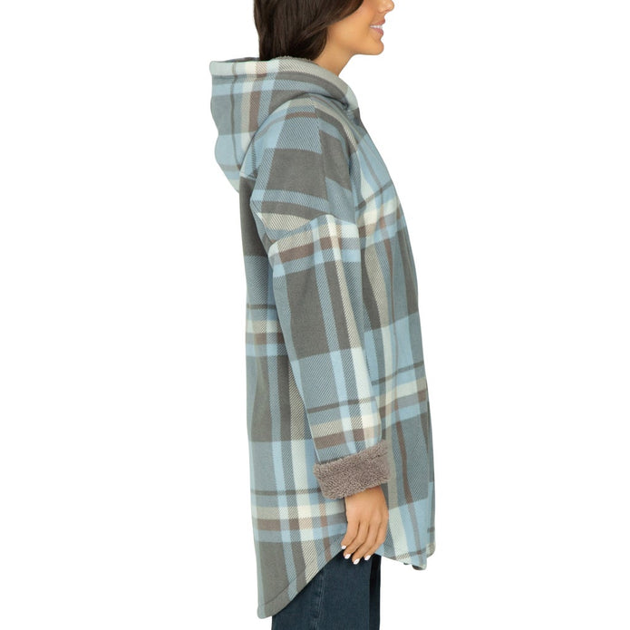 Boston Traders Women's Long Hooded Shacket