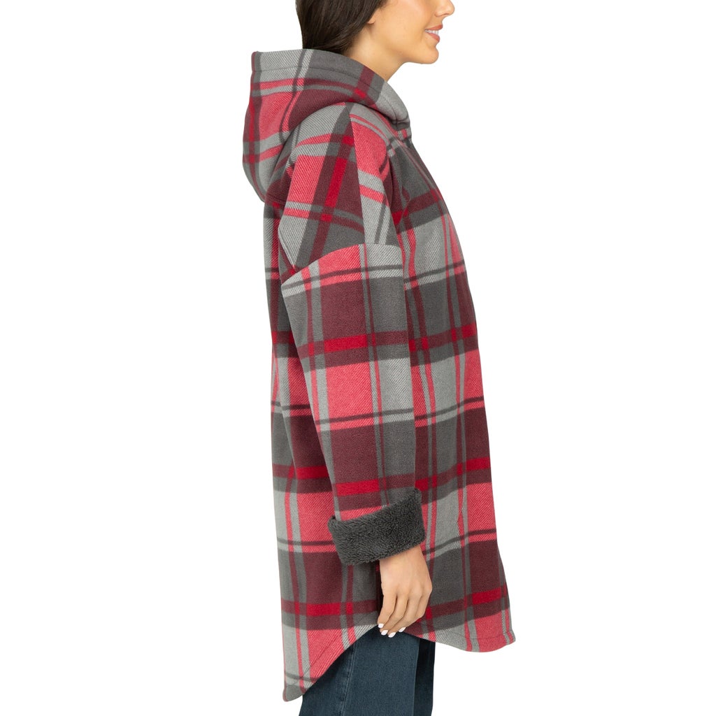 Boston Traders Women's Long Hooded Shacket