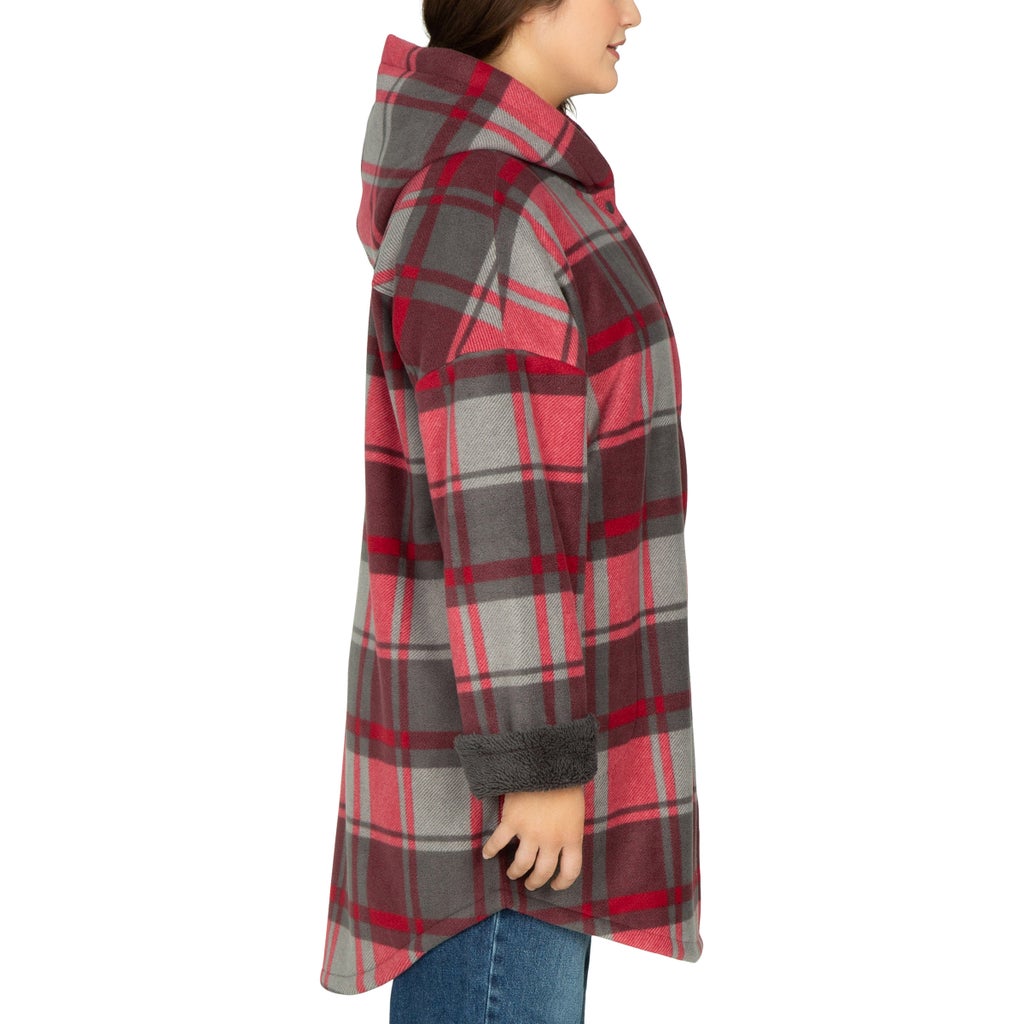 Boston Traders Women's Long Hooded Shacket