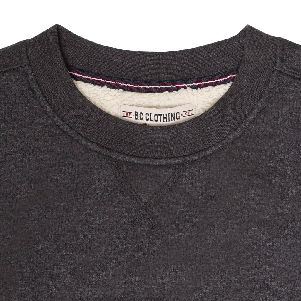 The B.C. Clothing Co. Heritage Men's Long Sleeve Crew Neck with Sherpa Interior