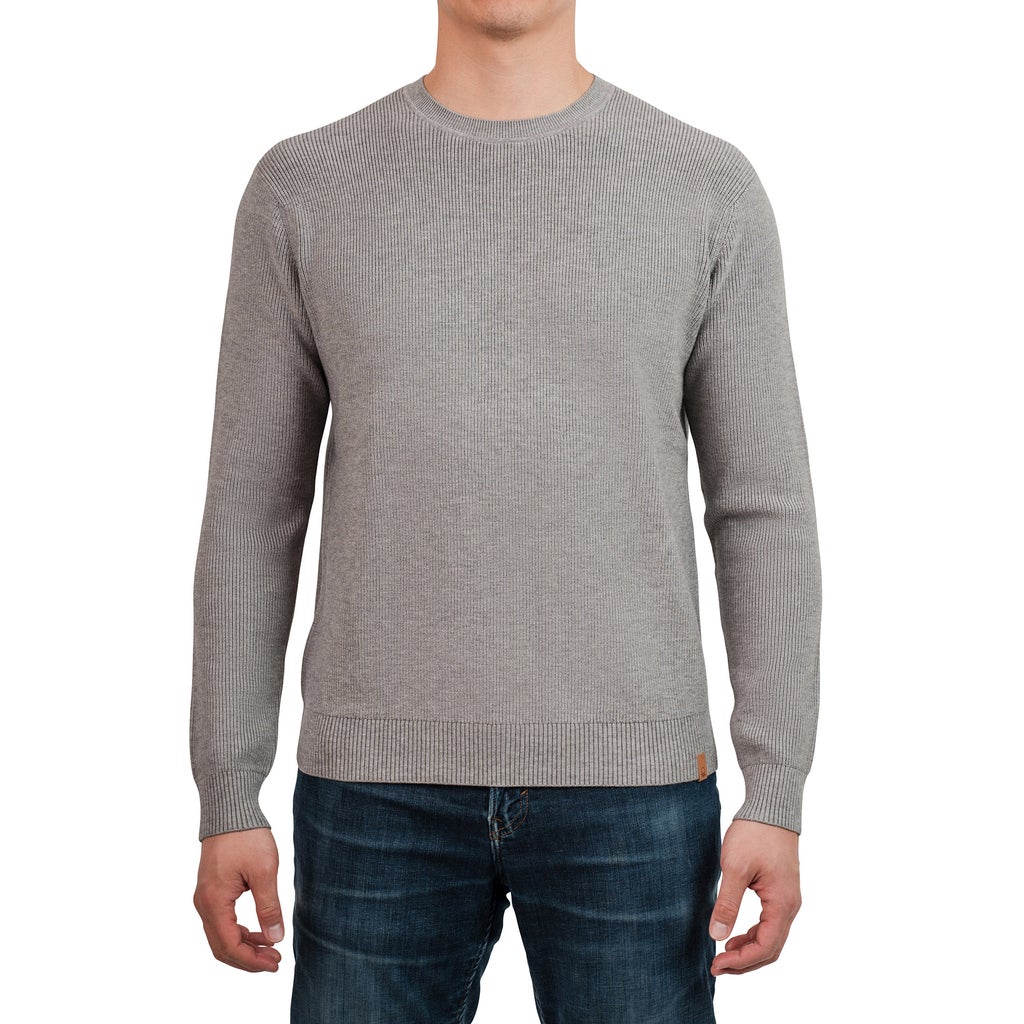 United Colors of Benetton Men's Long Sleeve Shaker Sweater - Grey