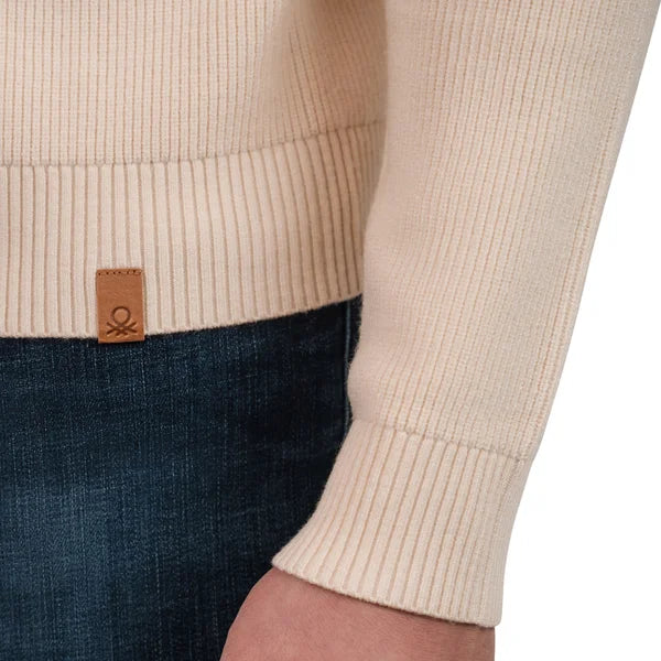 United Colors of Benetton Men's Long Sleeve Shaker Sweater