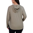Sage Women's Long Sleeve Ribbed Hoodie